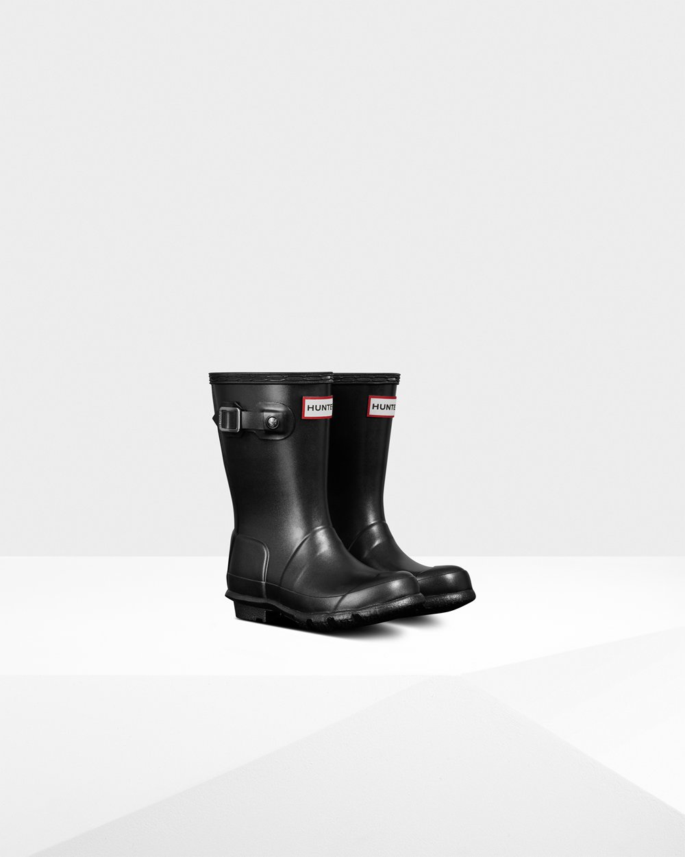 Bottes de Pluie Hunter Original Petits Pearlized Enfant Noir GYSFWAI-82